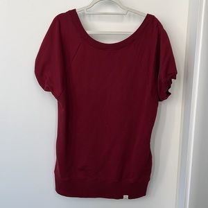 Love trust short sleeve sweater tunic; NWOT